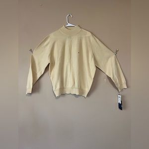 CHARTER CLUB LUXURY WOMEN'S 100% MERINO WOOL  SWEATER light YELLOW 3X NWT